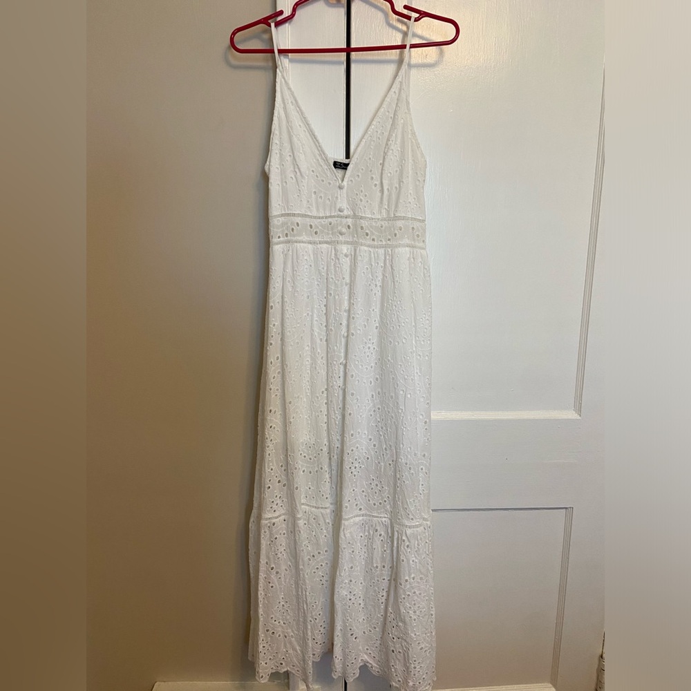 Simplee White Sundress. Never worn.